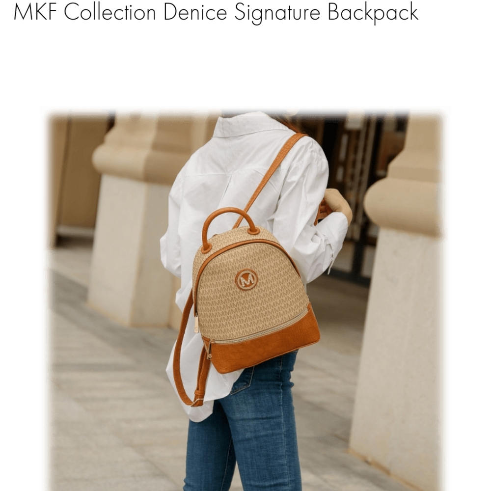 MKF Collection Denice Signature Backpack - Picture 6 of 6